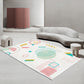 Fancy Bedroom Rug Multi Color Color Block Indoor Rug Polyster Non-Slip Backing Pet Friendly Carpet Green Clearhalo 'Area Rug' 'Rug' 2286341