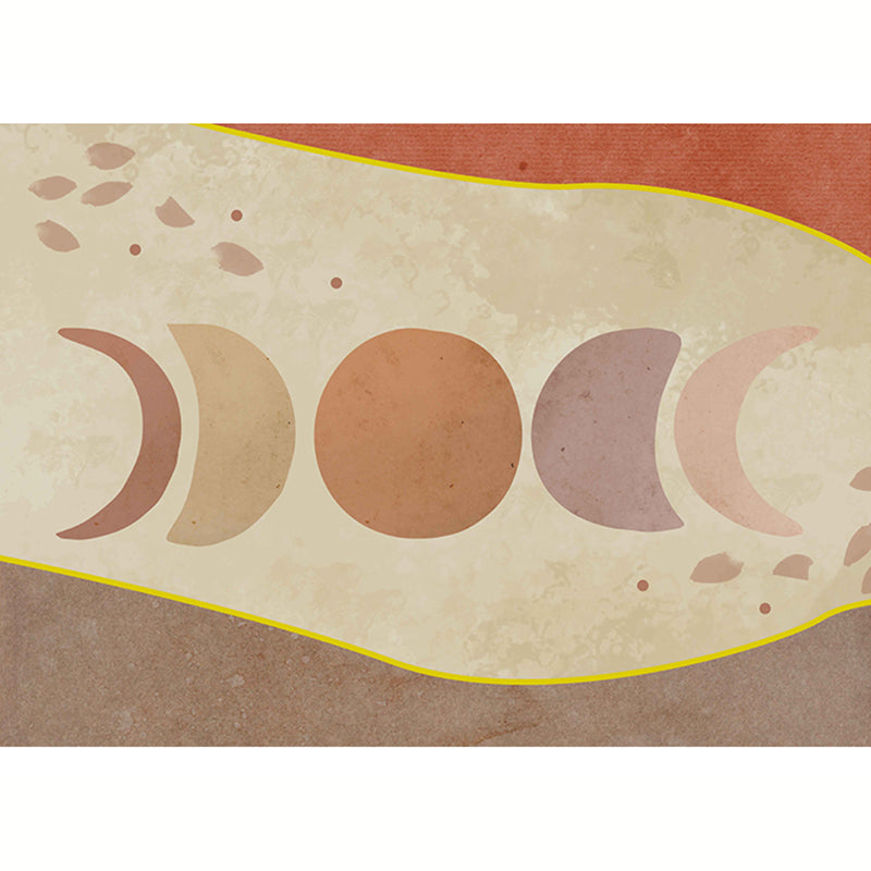 Minimalist Decoration Rug Multi Color Colorblocked Area Carpet Polypropylene Non-Slip Backing Pet Friendly Rug Brown Clearhalo 'Area Rug' 'Rug' 2286351