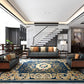 Multi-Color Oriental Rug Polyster Geometric Print Indoor Rug Anti-Slip Backing Pet Friendly Area Carpet for Room Sky Blue Clearhalo 'Area Rug' 'Rug' 2287691