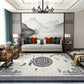 Multi-Color Oriental Rug Polyster Geometric Print Indoor Rug Anti-Slip Backing Pet Friendly Area Carpet for Room Blue Clearhalo 'Area Rug' 'Rug' 2287696