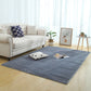 Calming Home Decor Rug Multi Colored Solid Color Indoor Rug Cotton Blend Anti-Slip Stain-Resistant Carpet Silver Gray Clearhalo 'Area Rug' 'Rug' 2287819