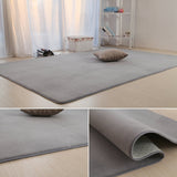 Comfort Bedroom Rug Multi Color Solid Colored Rug Polypropylene Non-Slip Backing Easy Care Carpet Clearhalo 'Area Rug' 'Rug' 2287856