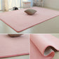 Comfort Bedroom Rug Multi Color Solid Colored Rug Polypropylene Non-Slip Backing Easy Care Carpet Pink Clearhalo 'Area Rug' 'Rug' 2287859