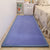 Modern Solid Color Rug Multi Colored Cotton Blend Rug Easy Care Pet Friendly Area Carpet for Living Room Blue Clearhalo 'Area Rug' 'Modern' 'Rugs' Rug' 2287917