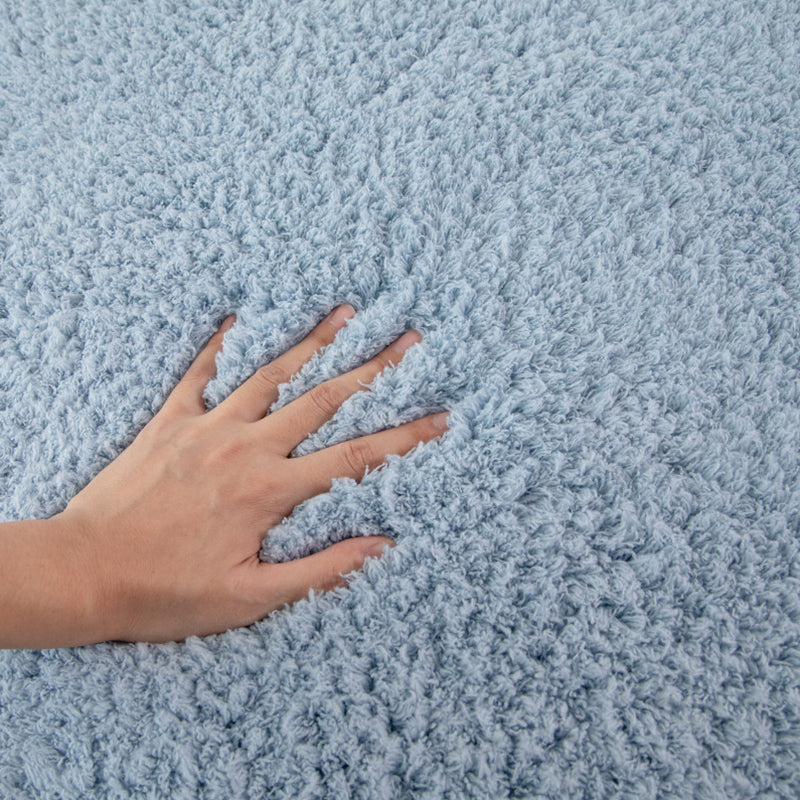 Contemporary Home Decor Rug Multi Color Solid Color Indoor Rug Easy Care Pet Friendly Area Carpet Dark Blue-Gray Clearhalo 'Area Rug' 'Rug' 2287922