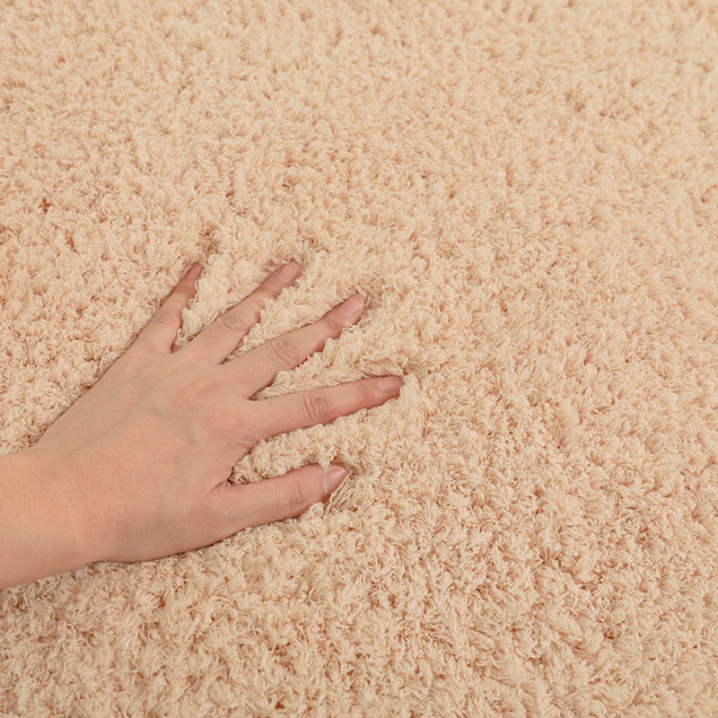 Contemporary Home Decor Rug Multi Color Solid Color Indoor Rug Easy Care Pet Friendly Area Carpet Camel Clearhalo 'Area Rug' 'Rug' 2287933