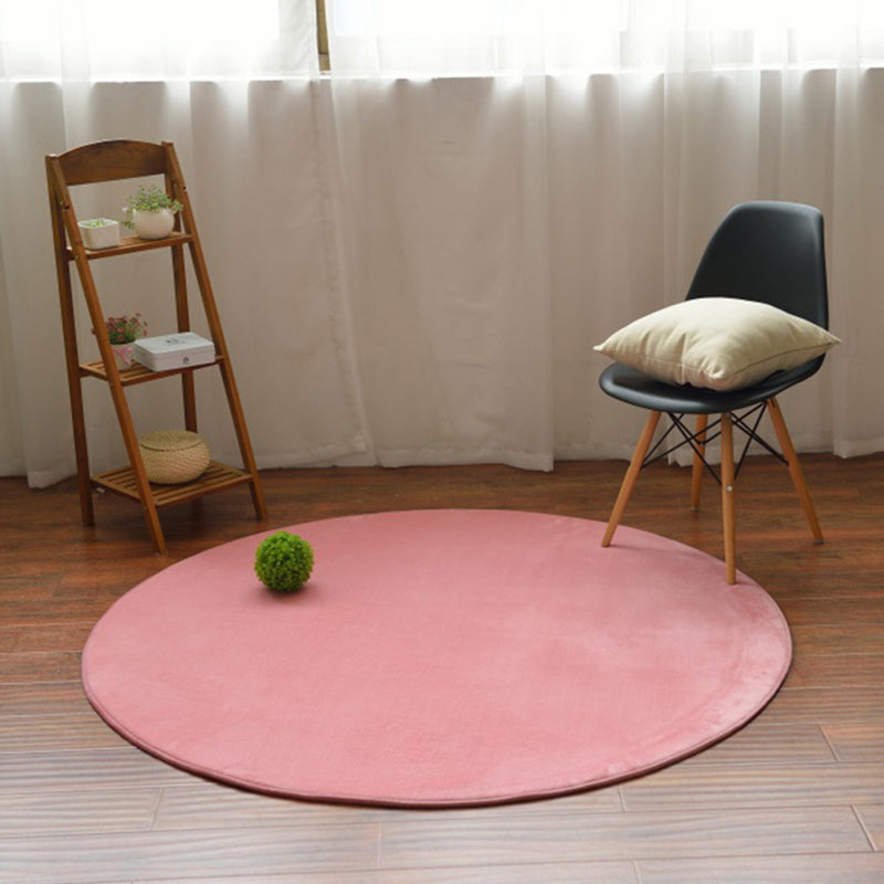 Modern Decoration Rug Multi Color Solid Color Area Carpet Polyster Non-Slip Pet Friendly Indoor Rug Clearhalo 'Area Rug' 'Modern' 'Rugs' Rug' 2287950