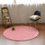 Modern Decoration Rug Multi Color Solid Color Area Carpet Polyster Non-Slip Pet Friendly Indoor Rug Light Pink Clearhalo 'Area Rug' 'Modern' 'Rugs' Rug' 2287959