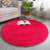 Simplicity Living Room Rug Multi Colored Solid Color Indoor Rug Cotton Blend Non-Slip Backing Easy Care Carpet Rose Red Clearhalo 'Area Rug' 'Modern' 'Rugs' Rug' 2287966