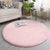 Simplicity Living Room Rug Multi Colored Solid Color Indoor Rug Cotton Blend Non-Slip Backing Easy Care Carpet Nude Pink Clearhalo 'Area Rug' 'Modern' 'Rugs' Rug' 2287968