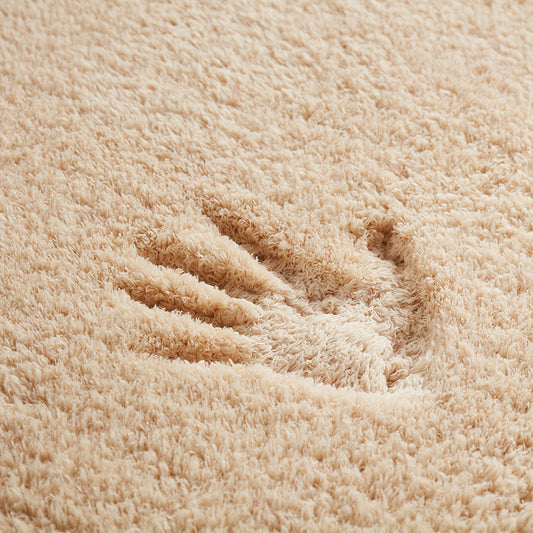 Western Home Decoration Rug Multi-Color Solid Color Carpet Lamb Wool Non-Slip Pet Friendly Indoor Rug Clearhalo 'Area Rug' 'Rug' 2287987