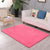 Nordic Solid Color Rug Multi Color PVC Indoor Rug Pet Friendly Anti-Slip Backing Area Carpet for Living Room Rose Red Clearhalo 'Area Rug' 'Casual' 'Rugs' Rug' 2288043