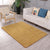Nordic Solid Color Rug Multi Color PVC Indoor Rug Pet Friendly Anti-Slip Backing Area Carpet for Living Room Khaki Clearhalo 'Area Rug' 'Casual' 'Rugs' Rug' 2288048