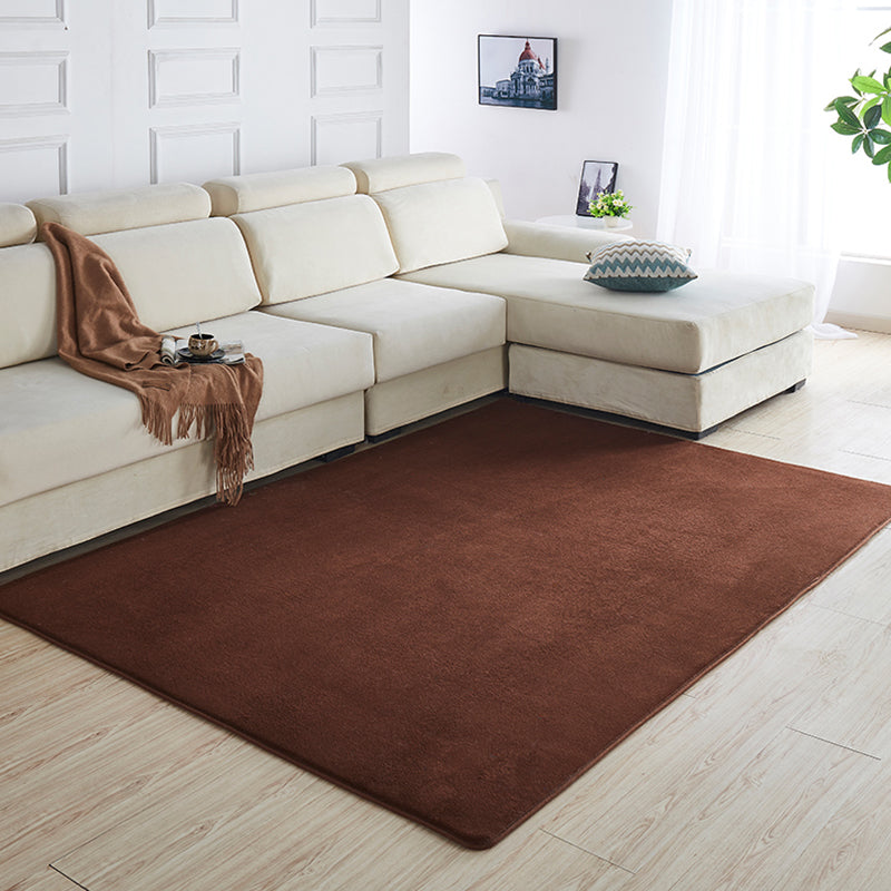 Multi Color Solid Color Rug Polypropylene Relaxing Indoor Rug Anti-Slip Backing Pet Friendly Area Carpet for Room Coffee Clearhalo 'Area Rug' 'Casual' 'Rugs' Rug' 2288050