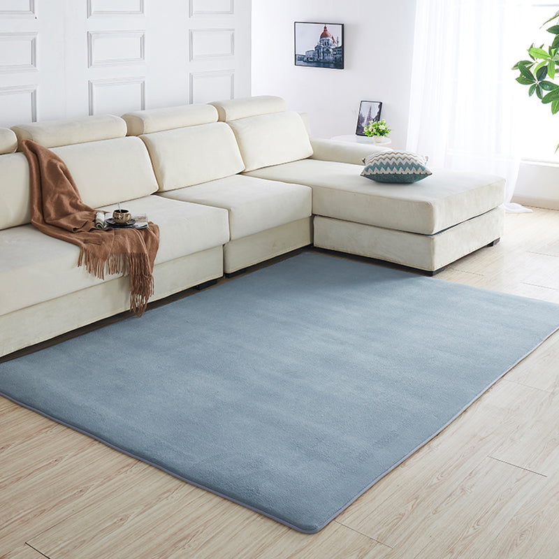 Multi Color Solid Color Rug Polypropylene Relaxing Indoor Rug Anti-Slip Backing Pet Friendly Area Carpet for Room Grey Clearhalo 'Area Rug' 'Casual' 'Rugs' Rug' 2288062