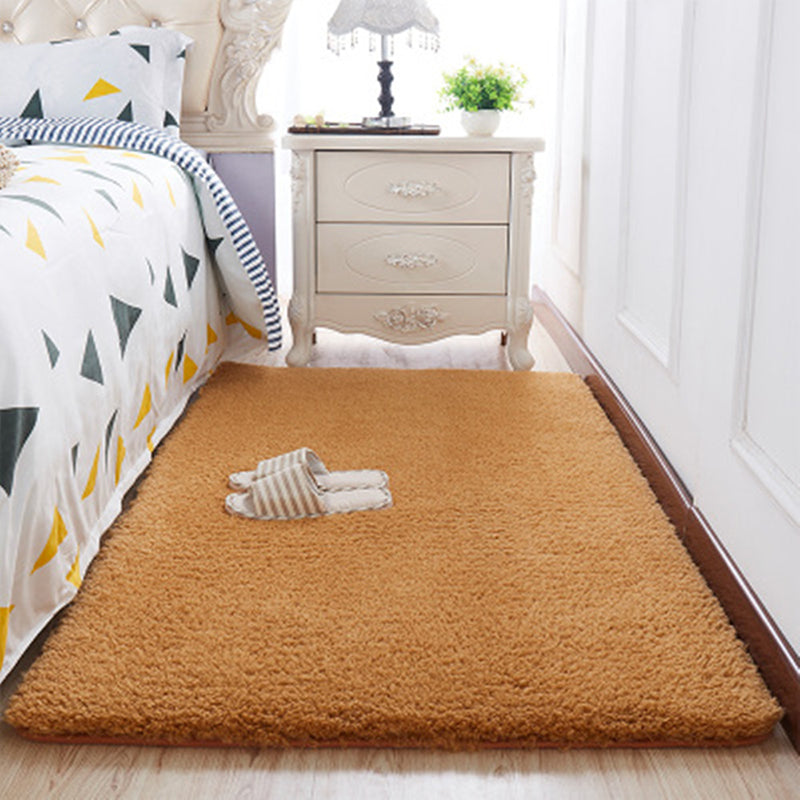 Cute Solid Color Rug Multi Colored Acrylic Area Carpet Pet Friendly Stain-Resistant Washable Indoor Rug for Room Clearhalo 'Area Rug' 'Casual' 'Rugs' Rug' 2288079