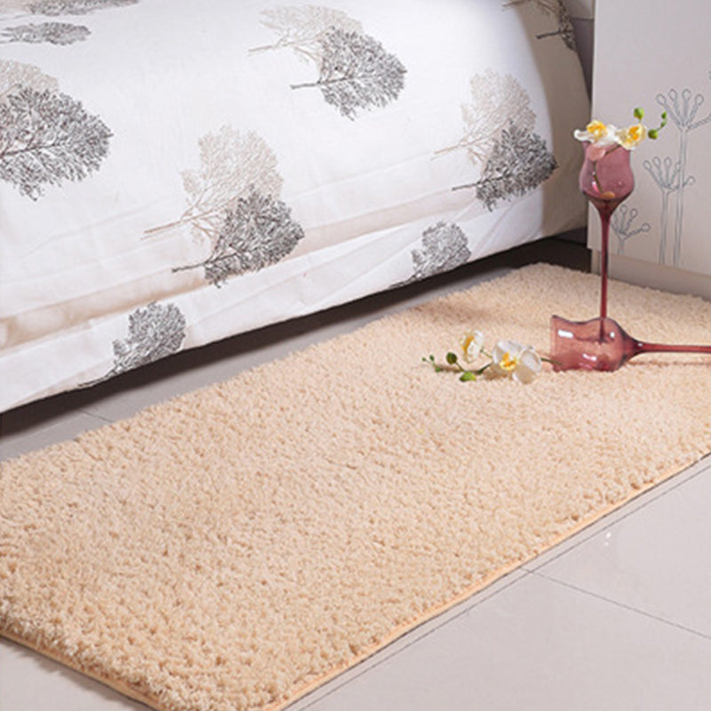 Cute Solid Color Rug Multi Colored Acrylic Area Carpet Pet Friendly Stain-Resistant Washable Indoor Rug for Room Camel Clearhalo 'Area Rug' 'Casual' 'Rugs' Rug' 2288087