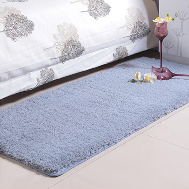 Cute Solid Color Rug Multi Colored Acrylic Area Carpet Pet Friendly Stain-Resistant Washable Indoor Rug for Room Silver Gray Clearhalo 'Area Rug' 'Casual' 'Rugs' Rug' 2288089