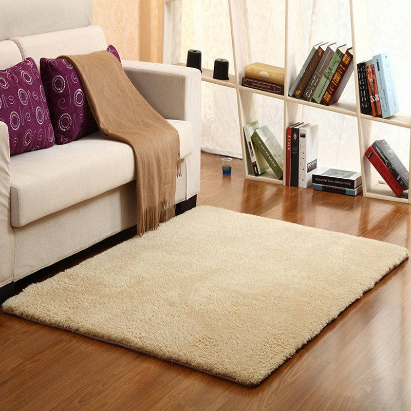 Casual Solid Color Rug Multi Colored Polypropylene Indoor Rug Non-Slip Backing Easy Care Carpet for Room Clearhalo 'Area Rug' 'Casual' 'Rugs' Rug' 2288091