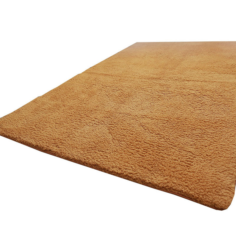 Trendy Solid Color Rug Multi Color Polyster Indoor Rug Non-Slip Backing Pet Friendly Area Carpet for Room Clearhalo 'Area Rug' 'Casual' 'Rugs' Rug' 2288160