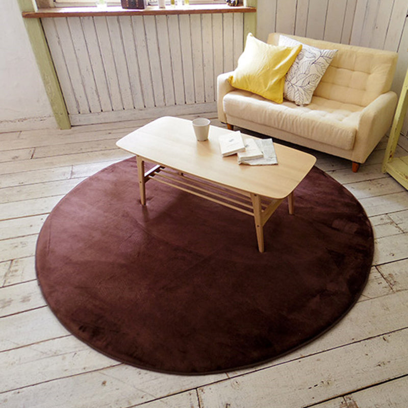 Simple Solid Color Rug Multi-Colored Synthetics Indoor Rug Anti-Slip Backing Washable Easy Care Carpet for Room Clearhalo 'Area Rug' 'Casual' 'Rugs' Rug' 2288221