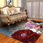 Casual Home Decoration Rug Multi Color Flower Printed Indoor Rug Lamb Wool Non-Slip Pet Friendly Carpet Clearhalo 'Area Rug' 'Rug' 2288252