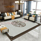 Multi Colored Living Room Rug Oriental Geo Printed Indoor Rug Cotton Blend Anti-Slip Backing Washable Carpet Grey Clearhalo 'Area Rug' 'Rug' 2288311