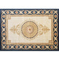 Multi Colored Chinoiserie Rug Polyster Floral Printed Indoor Rug Easy Care Pet Friendly Area Carpet for Parlor Light Beige Clearhalo 'Area Rug' 'Rug' 2288314
