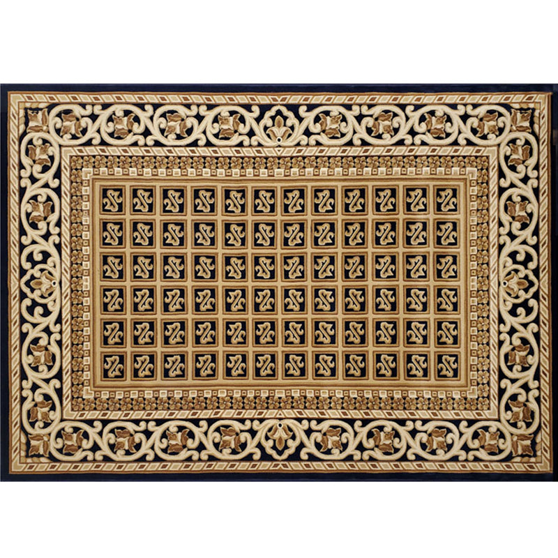 Multi Colored Chinoiserie Rug Polyster Floral Printed Indoor Rug Easy Care Pet Friendly Area Carpet for Parlor Brown Clearhalo 'Area Rug' 'Rug' 2288323