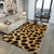 Trendy Parlor Rug Multi Colored Animal Skin Printed Area Carpet Anti-Slip Easy Care Indoor Rug Gold-Black Clearhalo 'Area Rug' 'Casual' 'Rugs' Rug' 2288365