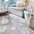 Country Floral Printed Rug Multi Color Polypropylene Indoor Rug Non-Slip Backing Easy Care Carpet for Room Grey Clearhalo 'Area Rug' 'French Country' 'Rugs' Rug' 2288424