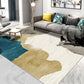 Multi-Colored Chinese Rug Cotton Blend Flower Pattern Indoor Rug Non-Slip Backing Pet Friendly Carpet for Parlor Yellow-Gray Clearhalo 'Area Rug' 'Rug' 2289635