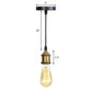 Edison Bulb Socket Aluminum Pendant Light Industrial Single Living Room Hanging Lamp in Black Black O Clearhalo 'Art Deco Pendants' 'Black' 'Cast Iron' 'Ceiling Lights' 'Ceramic' 'Crystal' 'Industrial Pendants' 'Industrial' 'Metal' 'Middle Century Pendants' 'Pendant Lights' 'Pendants' 'Rustic Pendants' 'Tiffany' Lighting' 2289679