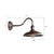 Gooseneck Metal Wall Sconce Light Fixture Industrial 1-Light Outdoor Wall Lamp with Shade Weathered Copper Clearhalo 'Art deco wall lights' 'Cast Iron' 'Glass' 'Industrial wall lights' 'Industrial' 'Middle century wall lights' 'Modern' 'Rustic wall lights' 'Tiffany' 'Traditional wall lights' 'Wall Lamps & Sconces' 'Wall Lights' Lighting' 2289870