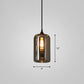 1 Bulb Hanging Light Simplicity Shaded Smoke Gray Glass Pendant Lighting Fixture Smoke Gray D Clearhalo 'Ceiling Lights' 'Glass shade' 'Glass' 'Industrial Pendants' 'Industrial' 'Middle Century Pendants' 'Pendant Lights' 'Pendants' 'Tiffany' Lighting' 2290035