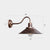 Vintage Conical Wall Mount Lighting 1 Bulb Metallic Wall Lamp Fixture for Outdoor Weathered Copper B Clearhalo 'Art deco wall lights' 'Cast Iron' 'Glass' 'Industrial wall lights' 'Industrial' 'Middle century wall lights' 'Modern' 'Rustic wall lights' 'Tiffany' 'Traditional wall lights' 'Wall Lamps & Sconces' 'Wall Lights' Lighting' 2290221