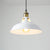 Rustic Pot-Lid Suspension Lighting 1 Head Iron Hanging Light with Venting Hole for Bar White Clearhalo 'Art Deco Pendants' 'Black' 'Cast Iron' 'Ceiling Lights' 'Ceramic' 'Crystal' 'Industrial Pendants' 'Industrial' 'Metal' 'Middle Century Pendants' 'Pendant Lights' 'Pendants' 'Rustic Pendants' 'Tiffany' Lighting' 2290306