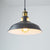 Rustic Pot-Lid Suspension Lighting 1 Head Iron Hanging Light with Venting Hole for Bar Black Outer & White Inner Clearhalo 'Art Deco Pendants' 'Black' 'Cast Iron' 'Ceiling Lights' 'Ceramic' 'Crystal' 'Industrial Pendants' 'Industrial' 'Metal' 'Middle Century Pendants' 'Pendant Lights' 'Pendants' 'Rustic Pendants' 'Tiffany' Lighting' 2290307