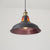 Rustic Pot-Lid Suspension Lighting 1 Head Iron Hanging Light with Venting Hole for Bar Burgundy Clearhalo 'Art Deco Pendants' 'Black' 'Cast Iron' 'Ceiling Lights' 'Ceramic' 'Crystal' 'Industrial Pendants' 'Industrial' 'Metal' 'Middle Century Pendants' 'Pendant Lights' 'Pendants' 'Rustic Pendants' 'Tiffany' Lighting' 2290308