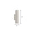 Nordic 2-Bulb Up Down Light Cylindrical Wall Lamp Sconce with Terrazzo Shade for Stairs White Clearhalo 'Modern wall lights' 'Modern' 'Wall Lamps & Sconces' 'Wall Lights' Lighting' 2290322