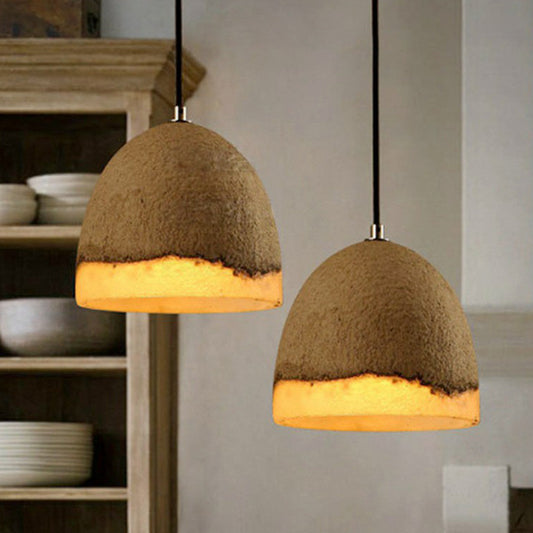 Bell Shaped Ceiling Pendant Nordic Cement 1 Bulb Dining Room Pendulum Light in Grey Clearhalo 'Ceiling Lights' 'Modern Pendants' 'Modern' 'Pendant Lights' 'Pendants' Lighting' 2293745