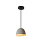 Bell Shaped Ceiling Pendant Nordic Cement 1 Bulb Dining Room Pendulum Light in Grey Clearhalo 'Ceiling Lights' 'Modern Pendants' 'Modern' 'Pendant Lights' 'Pendants' Lighting' 2293749