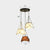 3 Heads Wire Frame Cluster Pendant Light Nordic Metal Hanging Ceiling Light for Dining Room Black B Round Clearhalo 'Art Deco Pendants' 'Black' 'Cast Iron' 'Ceiling Lights' 'Ceramic' 'Crystal' 'Industrial Pendants' 'Industrial' 'Metal' 'Middle Century Pendants' 'Pendant Lights' 'Pendants' 'Rustic Pendants' 'Tiffany' Lighting' 2294072