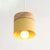 Cylindrical Metal Hanging Lamp Minimalist 1-Light Wood Pendant Light Fixture over Table Yellow Clearhalo 'Ceiling Lights' 'Pendant Lights' 'Pendants' Lighting' 2294087_70f1f49e-0089-47c4-aafd-f01aecb6805e