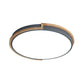 Nordic Disk LED Flush Ceiling Light Acrylic Bedroom Flush Mount Lamp with Wood Frame Clearhalo 'Ceiling Lights' 'Close To Ceiling Lights' 'Close to ceiling' 'Flush mount' Lighting' 2294172