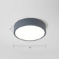 Macaron Creative Round Flush Lamp Acrylic Living Room LED Ceiling Mount Light Fixture 1 Grey Clearhalo 'Ceiling Lights' 'Close To Ceiling Lights' 'Close to ceiling' 'Flush mount' Lighting' 2294228