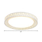 15"/19"/23" Wide Ring Acrylic Flush Lighting Contemporary Led White Flush Mount Lamp Fixture for Bedroom Clearhalo 'Ceiling Lights' 'Close To Ceiling Lights' 'Close to ceiling' 'Flush mount' Lighting' 229486