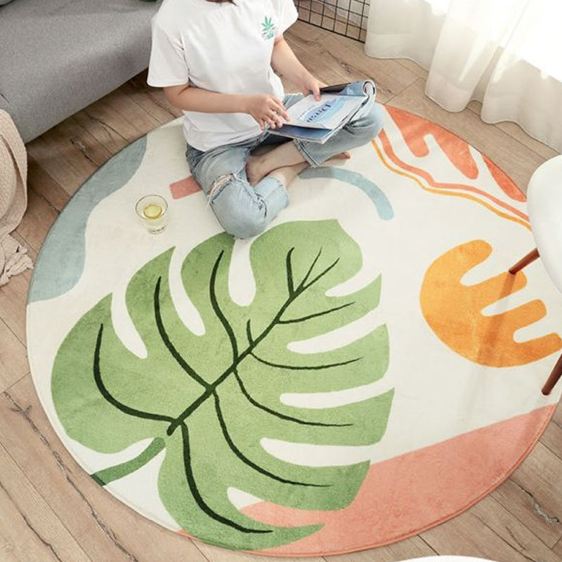 Modern Living Room Rug Multi-Color Color Block Indoor Rug Synthetics Non-Slip Stain-Resistant Carpet Army Green Clearhalo 'Area Rug' 'Rug' 2295774