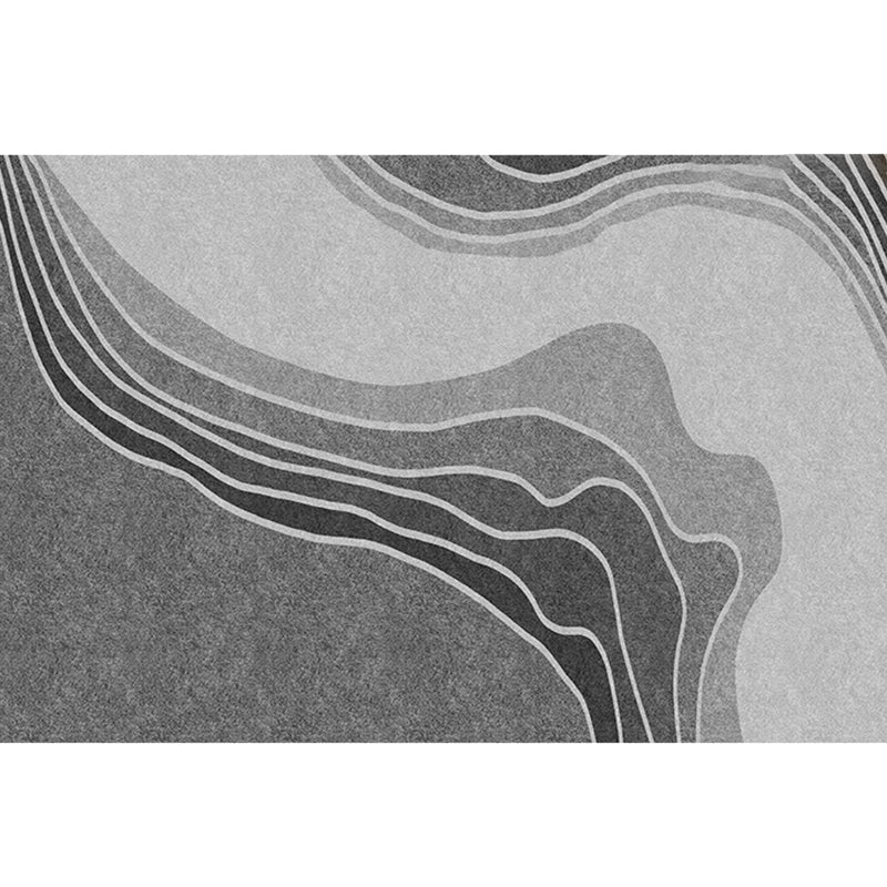 Southwestern Decoration Rug Multi Color Colorblock Indoor Rug Synthetics Easy Care Pet Friendly Area Carpet Black-Gray Clearhalo 'Area Rug' 'Rug' 2295815
