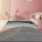 Multicolor Designer Rug Cotton Blend Color Block Indoor Rug Easy Care Machine Washable Area Carpet for Home Silver Gray Clearhalo 'Area Rug' 'Rug' 2295835